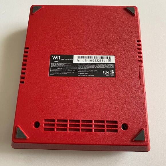 Red Nintendo Wii Mini Console 8GB Mario Kart Video Game Bundle Set - Picture 7 of 11